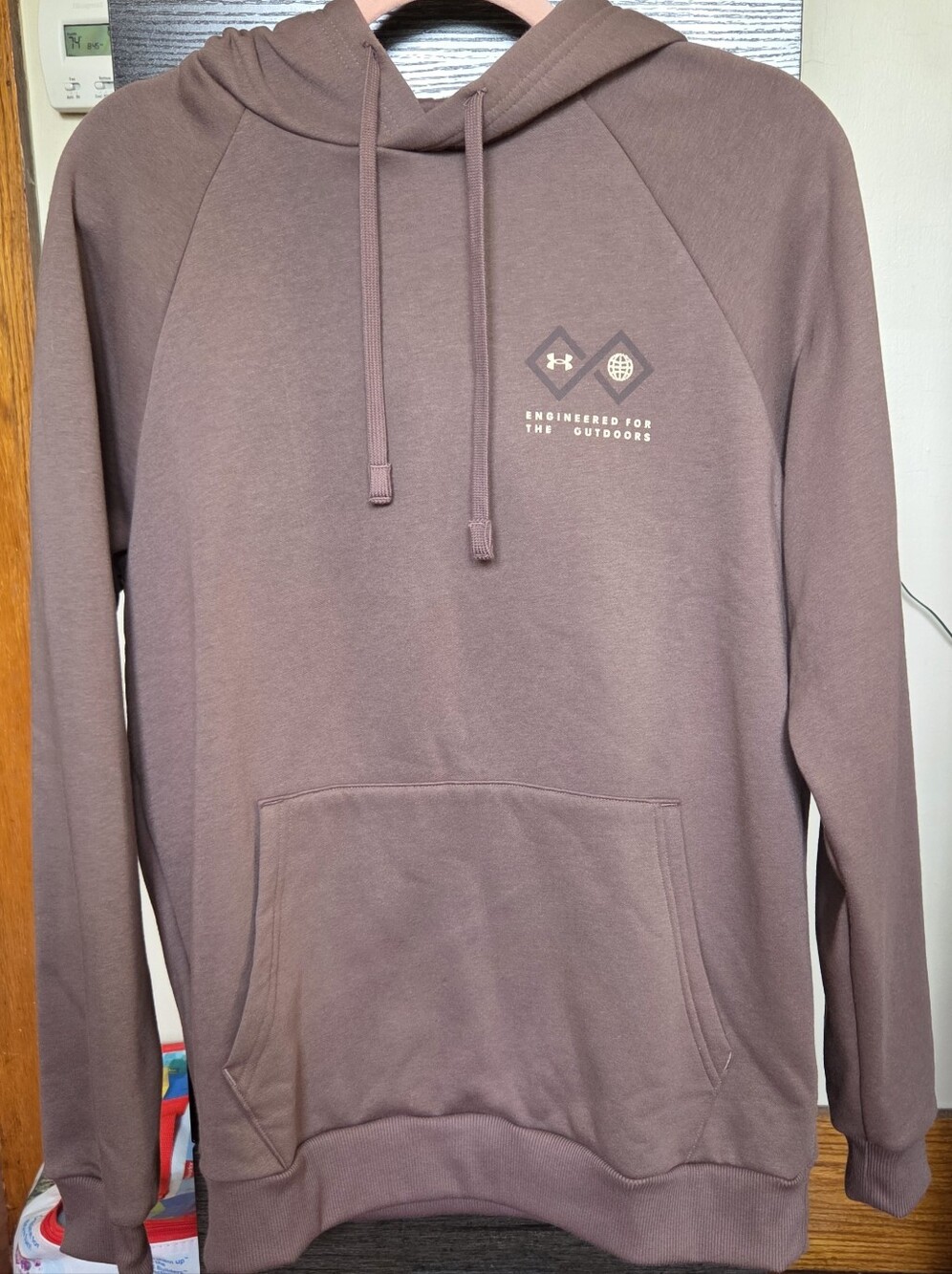 Under Armour Men’s Brown Pullover Hoodie with Small Chest Logo